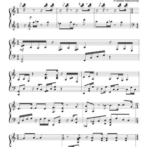 Midnight Sun sheet music for piano solo (PDF-interactive)